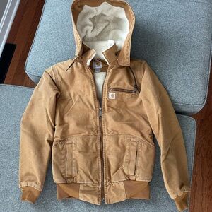 Carhartt Tan Sherpa-Lined Jacket